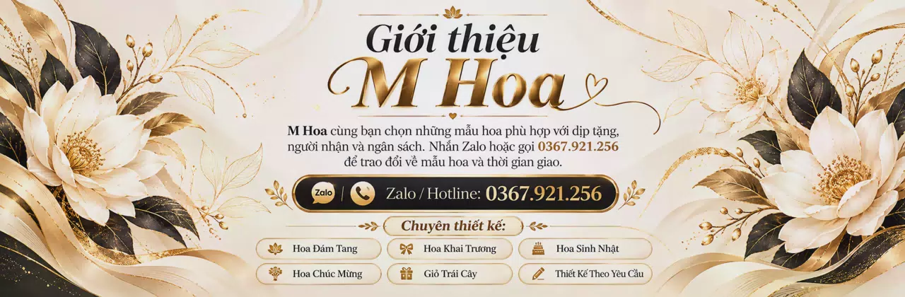 Ảnh bìa Shop hoa tươi Xã Mỹ Đức Tây Đồng Tháp - Tư vấn mẫu hoa hợp ngân sách